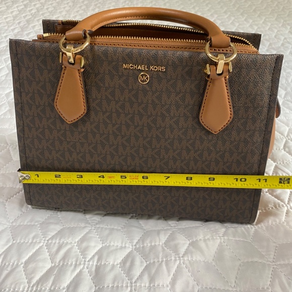 MK Michael Kors Medium Logo Satchel - Picture 11 of 14